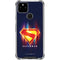 Superman 2025 Energy Shield Neon Emblem Google Pixel 4a 5G Clear Case